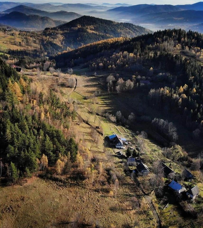 Chałupa z widokiem w górach Zawoja Exterior foto