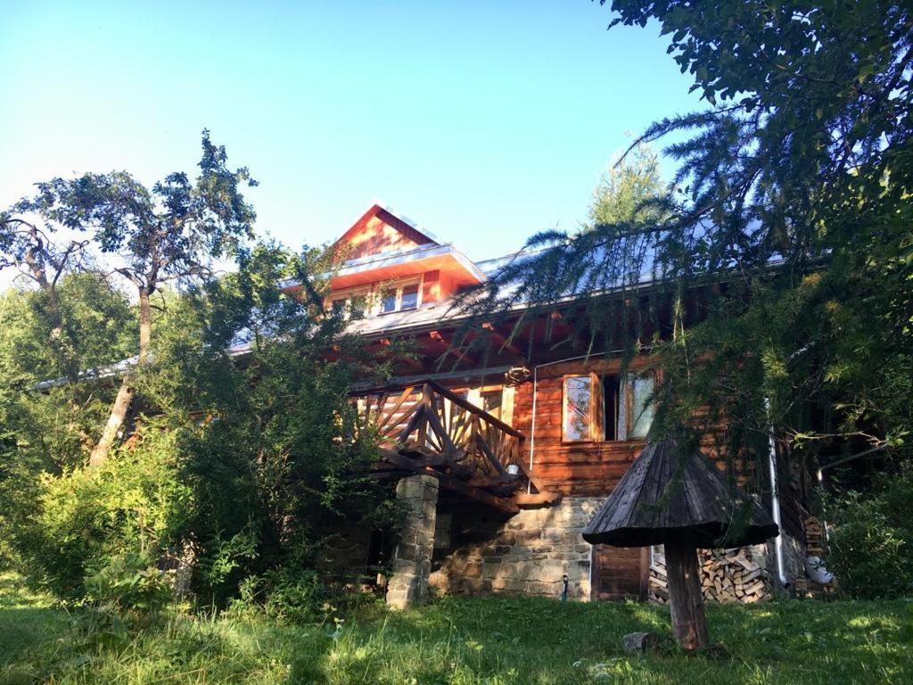 Chałupa z widokiem w górach Zawoja Exterior foto